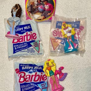Vintage Barbie McDonald’s Happy Meal Toys (1991/1992)