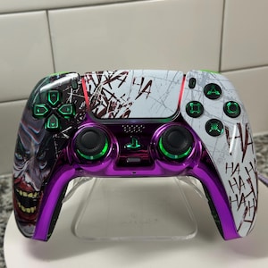 Jokern - Komisk clown - Anpassad PS5 PC RGB LED moddad