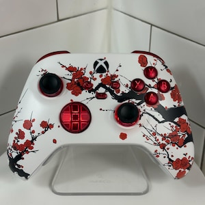 Cherry Blossom - Soft Touch - Bezprzewodowy kontroler LED RGB do konsoli Xbox/PC