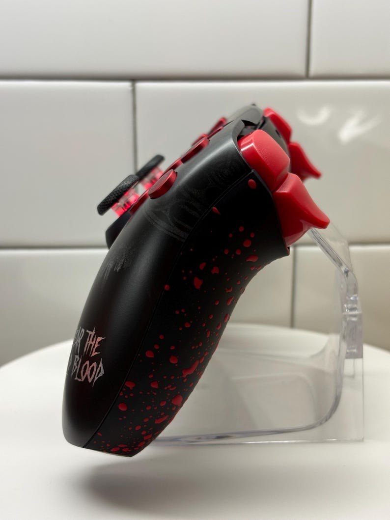 Old Blood - RGB LED - Hunter Victorian - Custom Wireless Controller for PS5 Or PC image 8