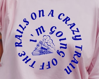 Crazy Train T-Shirt: Ozzy Inspired Comfort Colors Unisex Tee