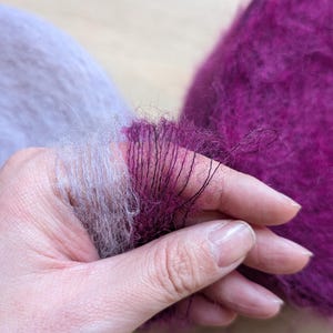 Italian Superkid Mohair, Baby Alpaca Blend Yarn on Cone, Fine for Knitting, Weaving and Crochet, 50g zdjęcie 11