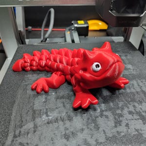3d printed articulated bearded dragon