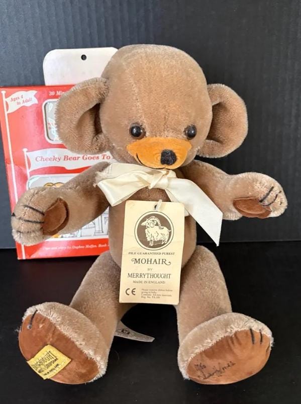 Merrythought Cheeky Bear - Etsy