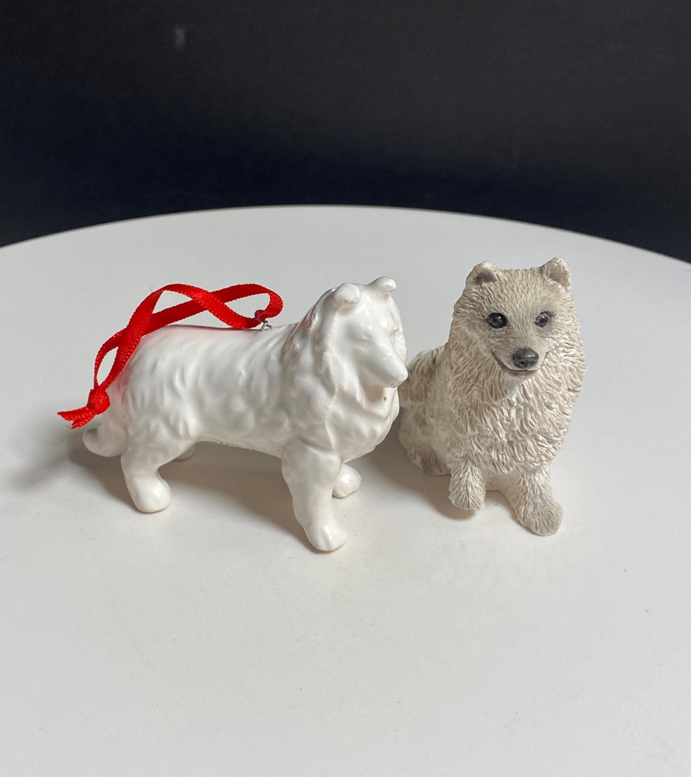 Vintage Samoyed Figurine - Etsy