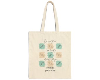 Nurse Humor Cotton Canvas Tote Bag - Medical Gift