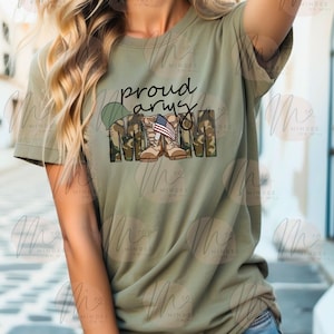 Proud Army mom PNG