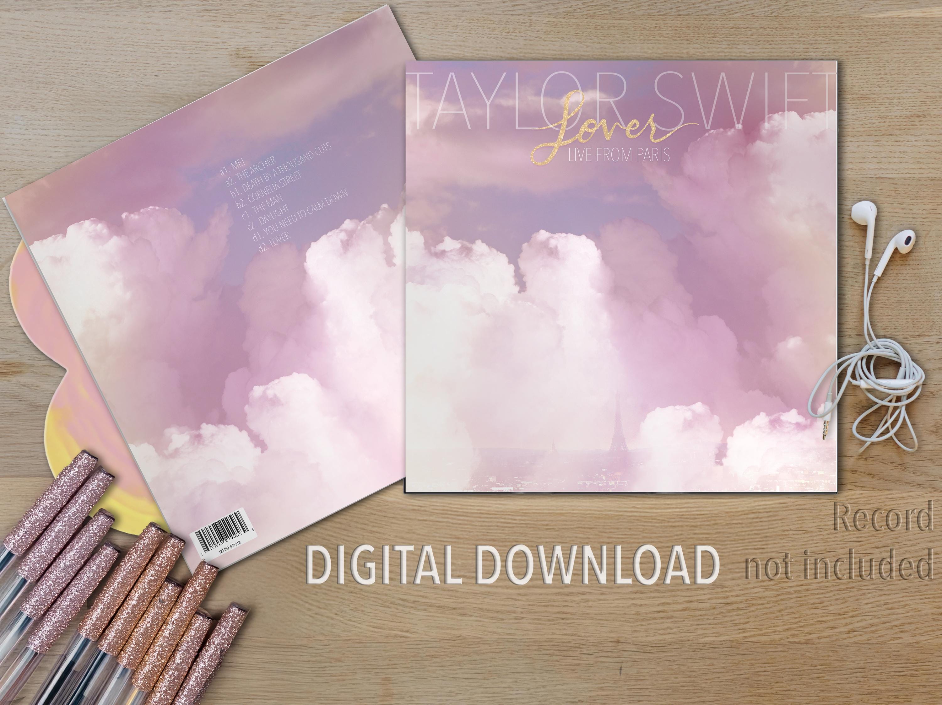 Lover live from paris heart vinyl custom sleeve - Etsy 日本