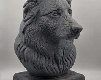 German Shepherd Custom Name Bust 10"