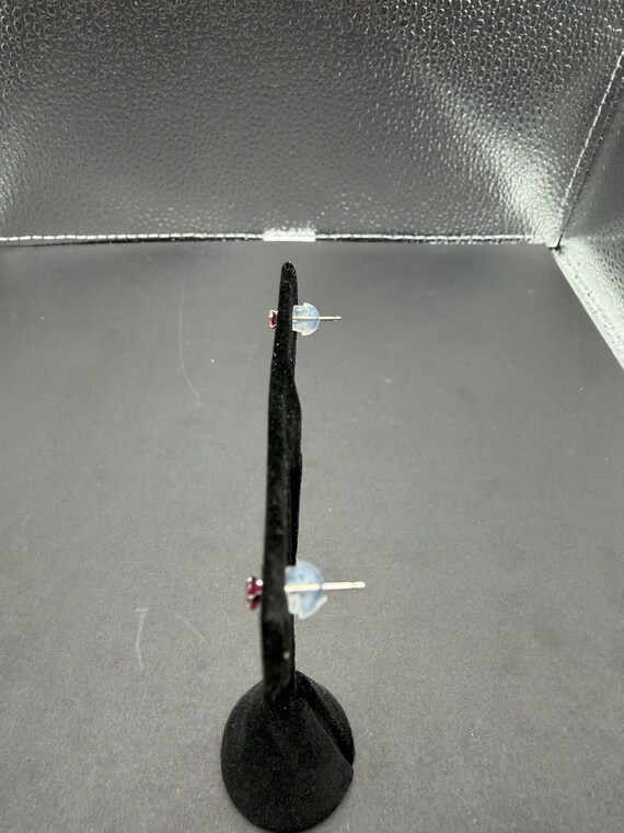 Ruby Stud Earrings | .20 CTW Natural Ruby Studs |… - image 4