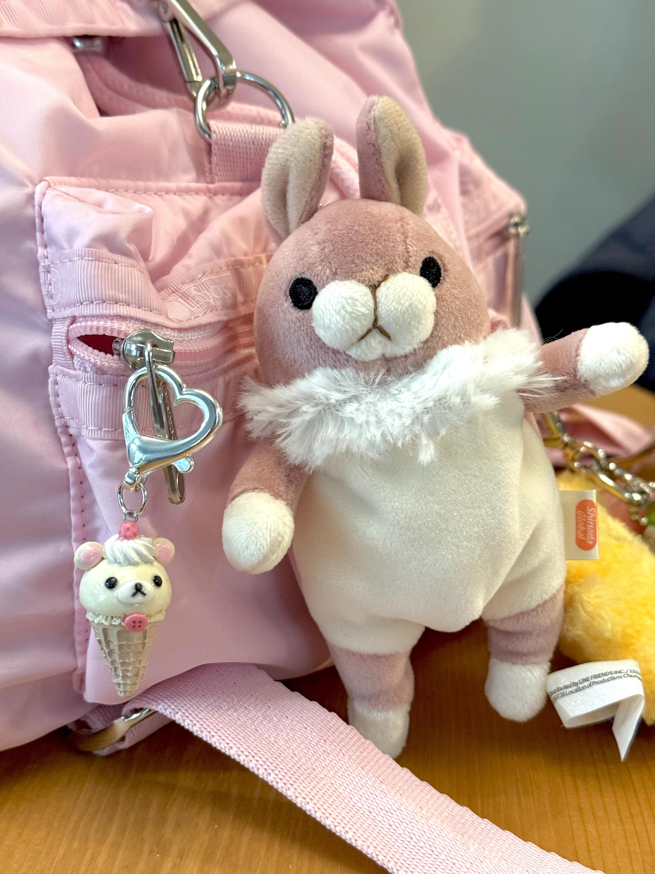 リラックマ　バッグチャーム リラックマ NEW BASIC RILAKKUMA チャーム付きミニ時計