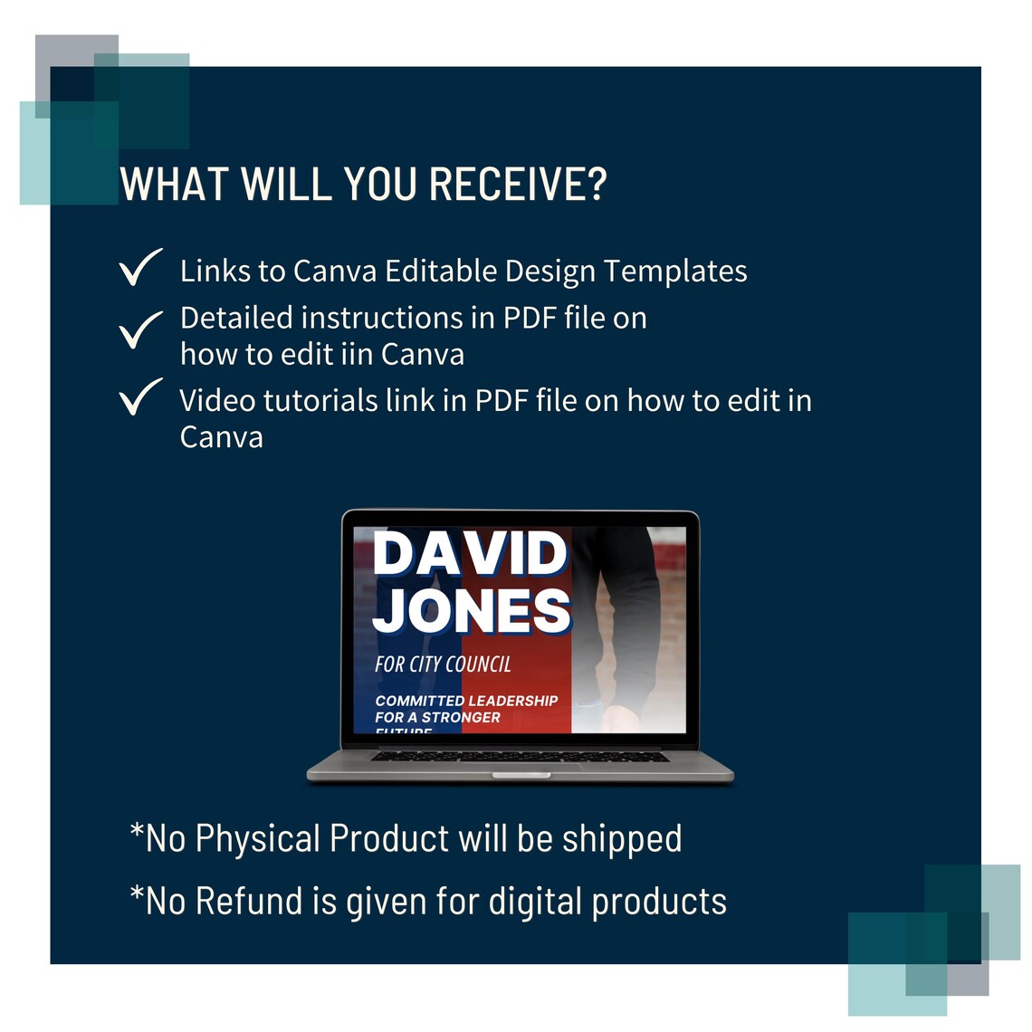 Political Campaign Rack Card Template, Election Candidate Flyer ...