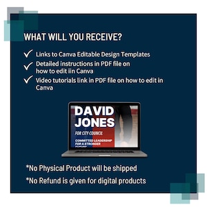 Political Campaign Rack Card Template, Election Candidate Flyer ...