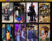 360 Spin booth Video Overlay Templates Bundle, 45+ Photo Booth Party Overlays, Party Favor Overlays, Editable In Pro Canva, Instant Download