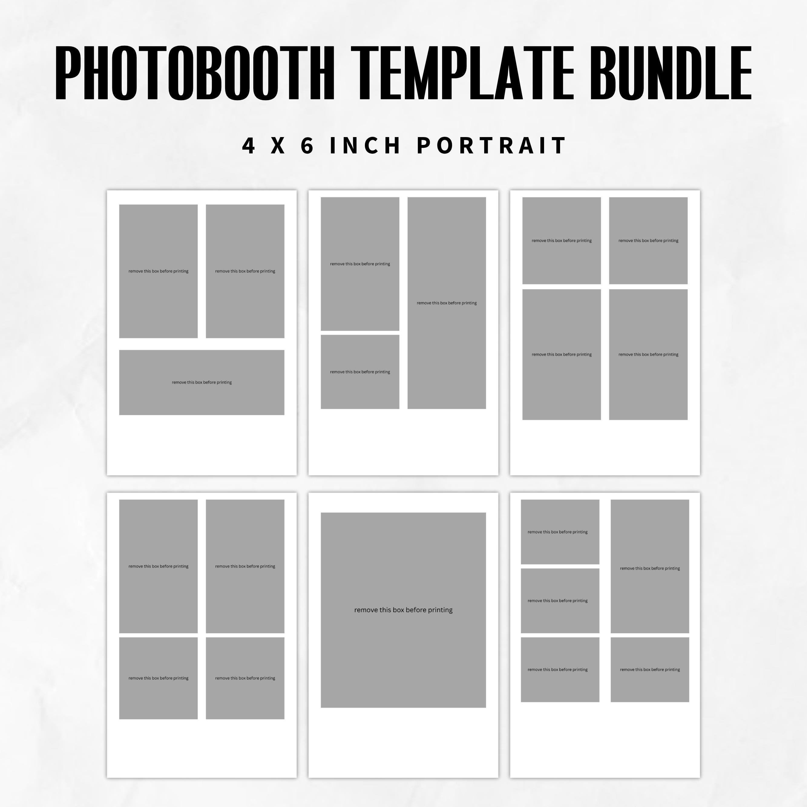 Custom Photobooth Template Bundle, Customized 14 Overlay Templates ...
