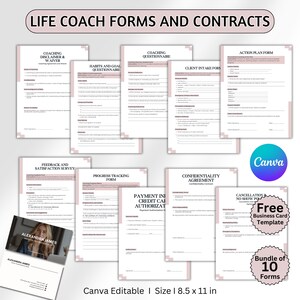 Life Coach Intake Forms, Client Intake Forms Coaching Intake Form, Coach Intake Form, Life Coach Templates,New Client Intake,Life Coach Form