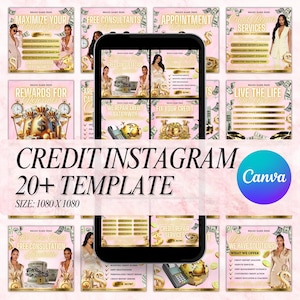 Credit Repair Instagram Post,Credit Repair Social Media Template,Credit Repair Template,Diy Credit Repair,Credit Repair Flyer,Canva Template