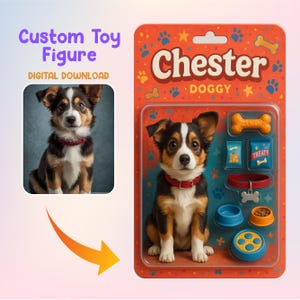 Custom Toy Figure Digital, Custom Action Figure, Personalized Action Figure Design, Custom Mini Figure, Custom Toy Box, Digital Art Portrait