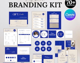 Branding Kit Coaching Template, Brand Guidelines Identity, Brand Identity Kit, Business Coach Template, Brand Guide Template, Branding Kit