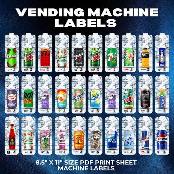 1) Royal Vendors Chameleon - Gatorade G2 - Assorted Flavors - Vend Label