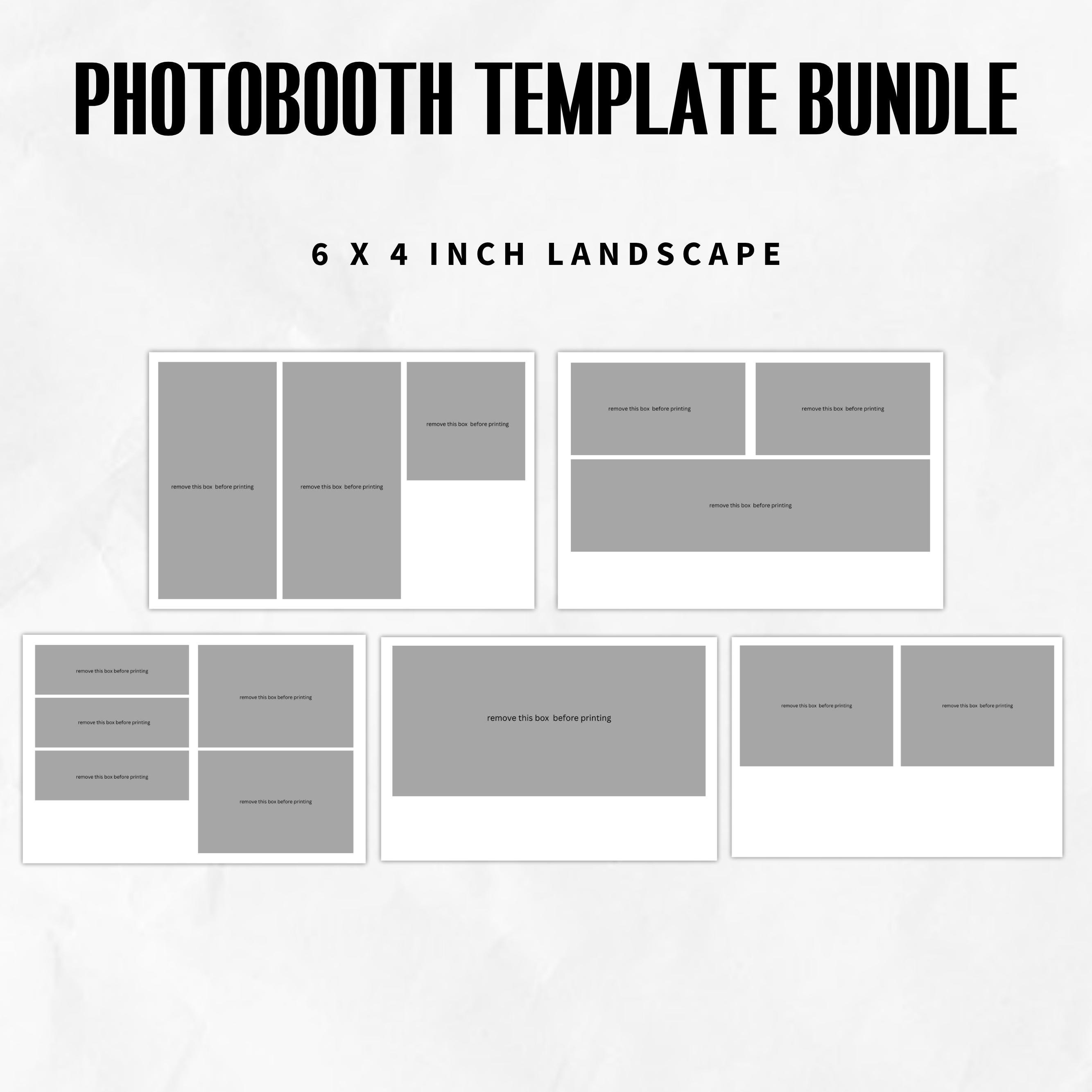 Custom Photobooth Template Bundle, Customized 14 Overlay Templates ...