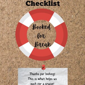 Pre-Cruise Checklist, Cruise Essentials, Cruise Packing Checklist, Cruise Planner, Travel Planner, Family Cruise