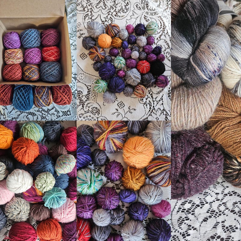 Wool Thread Bundle Yarn Bundle - Etsy
