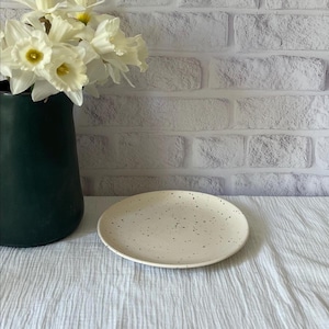 Handmade Ceramic Plate, Minimalist Pottery Plate, Unique Dinnerware Plates, Plate For Every Day, Dishes For Kitchen, Beautiful Gift