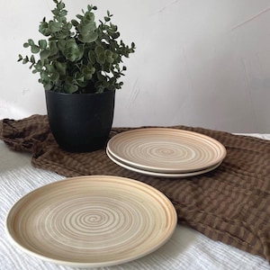 Handmade Ceramic Plate , Pottery Dinner Plate, Serving Platter, Kitchen Ceramic Tableware, Dish for Serving, Perfect Gift for Kitchen Lovers