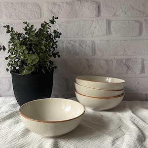 Handmade Soup Plate, Ceramic Deep Bowl, Ideal for Soups & Stews, Modern Design Plate, Handmade Soup Bowl, Gift for Friends and Family