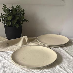 Handmade Ceramic Plate, Pottery Plate for Everyday, Unique Dinnerware Plates, Set of Dishes, Dishes For Kitchen, Modern Tableware Gift