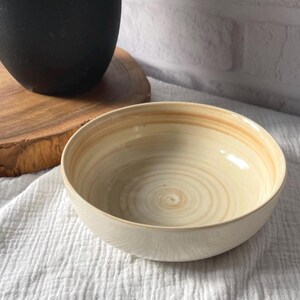 Elegant Ceramic Bowl, Handmade Pottery Tableware, Perfect for Salads and Fruits, Serving Bowl, Ceramic Kitchen Dish, Housewarming Gift