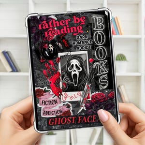 Kindle insert rather be reading ghostface, paperwhite, ipad mini, fire8hd, kobo, oasis, colorsoft, scribe, ereaders, bookish gifts