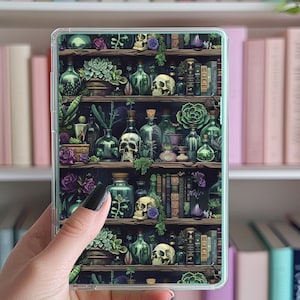 Goth Library Kindle Insert, Paperwhite, Oasis, Scribe, Colorsoft, Fire, basic, Goth, Romance, Fantasy Dark Romance kobo, dark academia