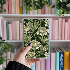 Dunkle Chrysanthemen Blumen kindle Einlage, Paperwhite, Oase, Basic, Schreiber, Colorsoft, Dark Romanze Geschenk Romantik, Gothic