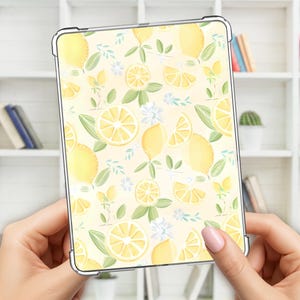 Kindle Insert or Bookmark Summer lemons design, book lovers, romance, summer vibes, ereader, paperwhite , oasis, basic