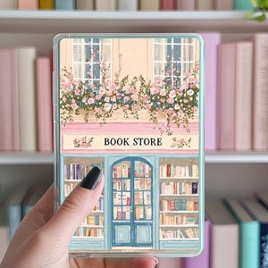 Kindle-insats eller bokmärke Bokhandelsdesign, Paperwhite, Oasis, Basic, Scribe, Colorsoft, Romantasy, Fantasy, Romance, Bibliotek, Bokhandel