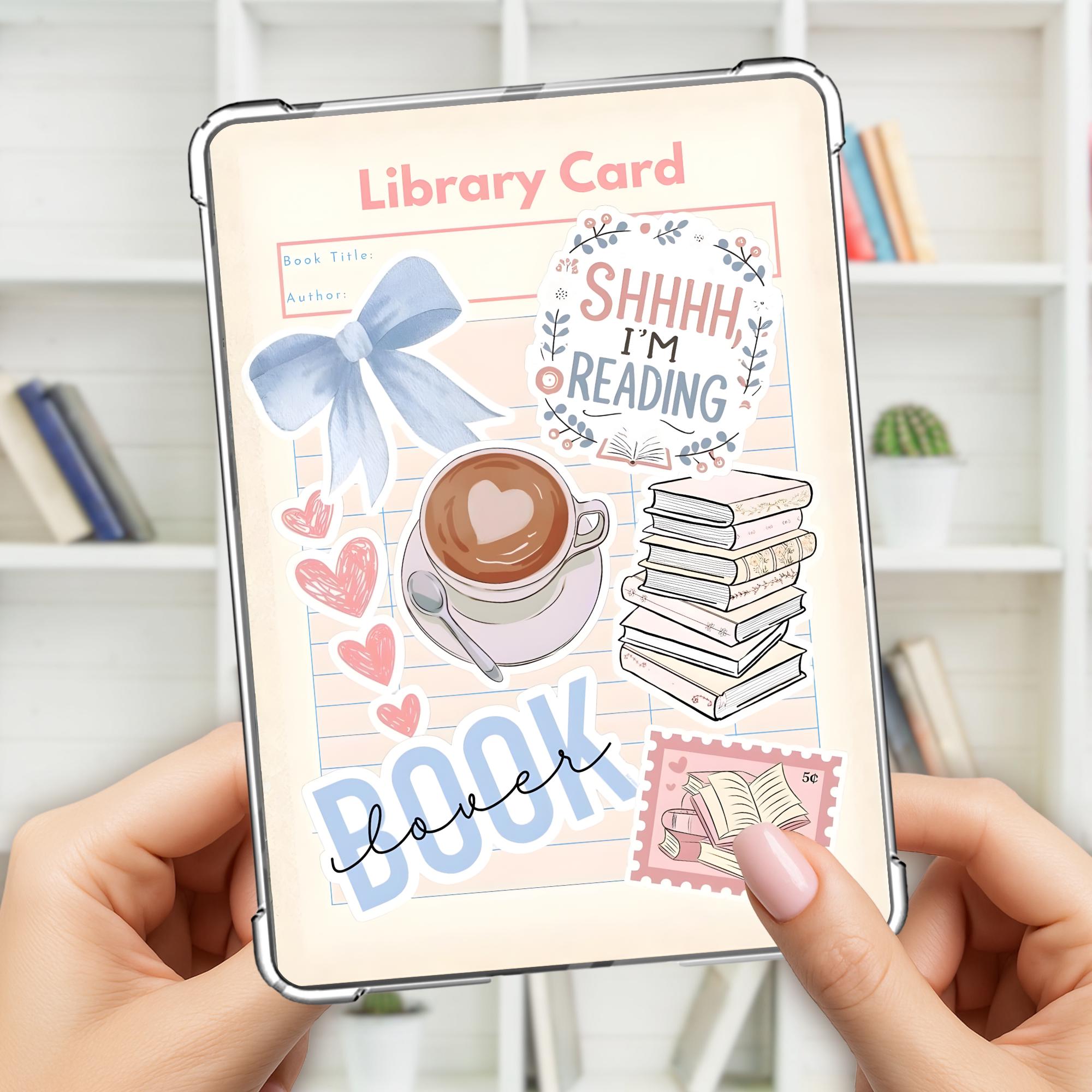 Library Card Book Sleeve - Etsy