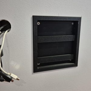 Soporte de montaje empotrado para pantalla LCD delgada para VESA de 100 mm / Soporte de pared empotrado para pantalla táctil / Soporte para panel inteligente Home Assistant