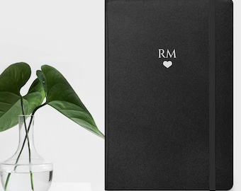 Personalized Monogram Hardcover Journal: Custom Notebook Gift