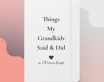 Personalized Grandparents Memory Journal: Keepsake Gift for Grandma, Mom - Cherished Memories & Family Stories