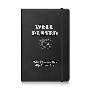 Personalized Family Game Night Score Book: Custom Gift for Board Game Lovers & Gaming Couples