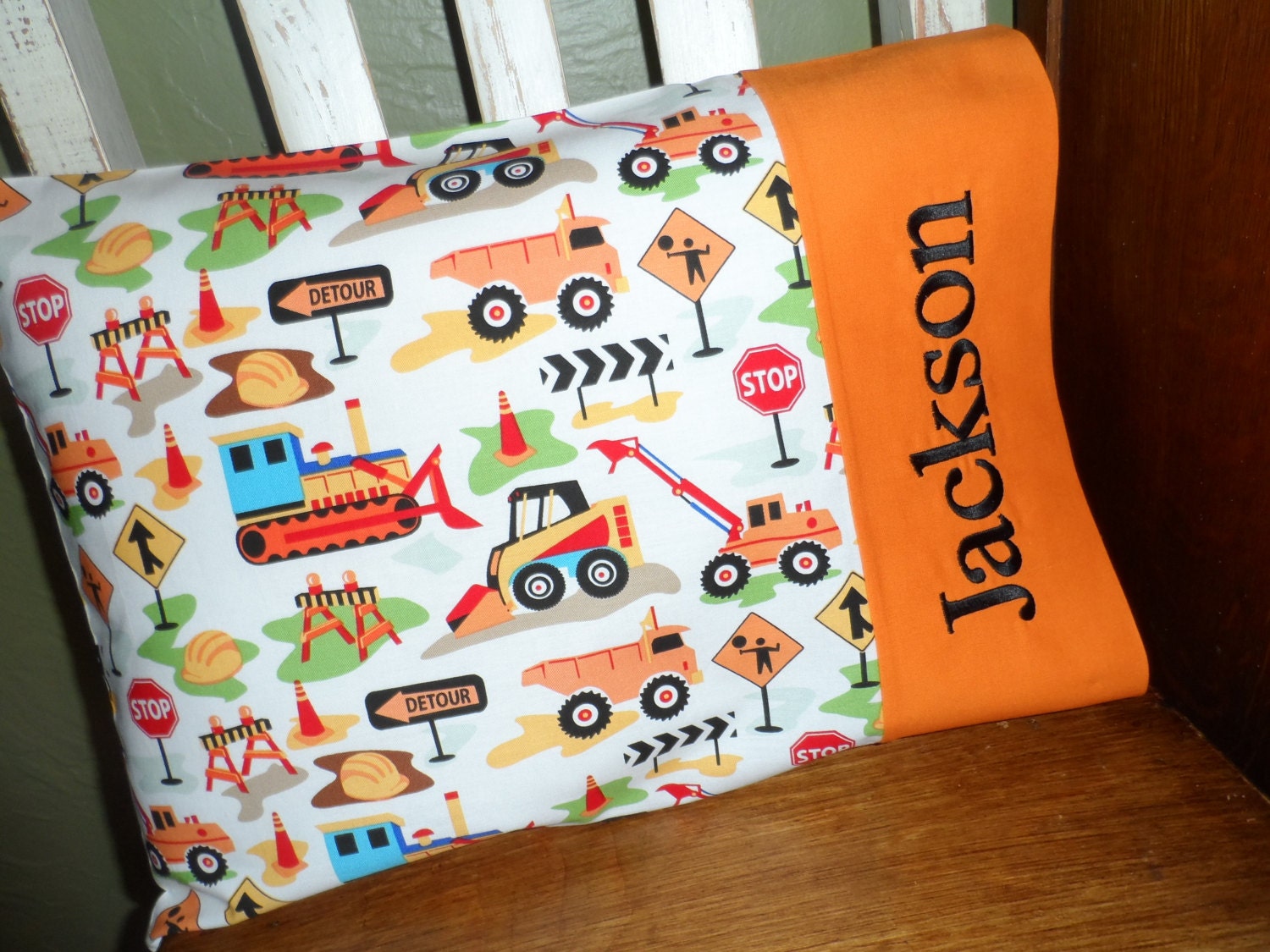 personalized travel pillow case