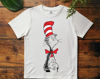 Cat In The Hat SVG | Teacher Shirt | School Shirt | Layered Cut File