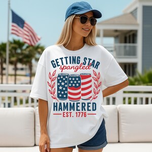 星条旗をハンマーで叩く PNG、独立記念日 PNG、独立記念日 PNG、アメリカのパーティー、独立記念日、アメリカ PNG、昇華デザイン