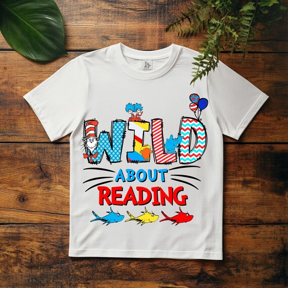 Wild About Reading Png, Earth Day Png, Cartoon Png, Cat In The Hat Png, Teacher Life Png, Teacher Design, Kid Design Sublimation