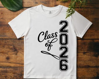 Graduation 2026 SVG PNG, Senior Class Shirt, High School Graduate Cricut Cut File
