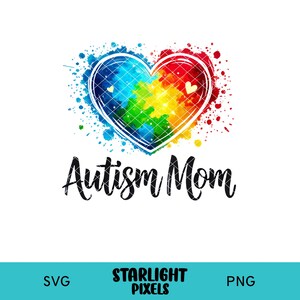 Autism Mom PNG, Varsity, Heart, Autism Mama, Like A Normal Mom Except Much Stronger, Sublimation Design Downloads