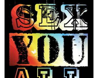 HOMO sex YOU all. Adult Humor LGTB Greeting Card (gay44)