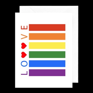 LOVE pride card